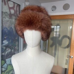 Genuine fur hat. UNIQUE!